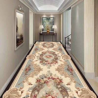 Luxe Lange Gangtapijt in Europese Stijl Hotel Lopers Doorgang Pluisvrij Tapijt Decoratie Trappen Entree Antislip Vloermatten 60*300cm