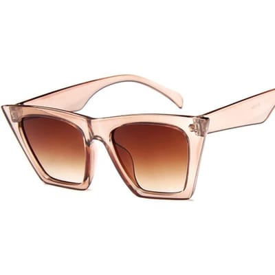 Vierkante Stijlvolle Zonnebril Vrouw Designer Premium ManVrouw Kattenoog Vormige Zonnebril Tijdloos Retro UV 400 Bescherming Buitenactiviteit Oculos As shown