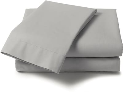 Heckettlane Laken Elementi - Onderlaken 270x290 cm - Bedlaken van 100% Katoen-Satijn - Grijs