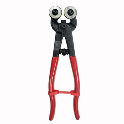 Glazen tegel klemmen - zwaar wiel glazen mozaïek klemmen en HD keramische tegel klemmen, tegel snijden klemmen zachte greep - vormklemmen, klemmen snijden gereedschap (20,32 cm wiel glazen mozaïek klemmen)