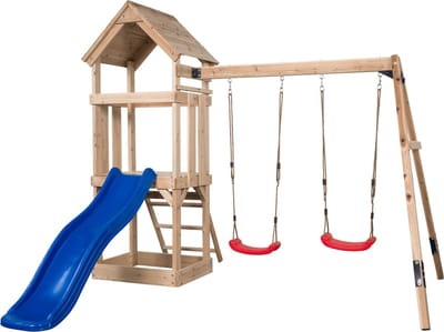 Swingking Speeltoestel Noa Met Glijbaan Blauw 265cmx280x234cm