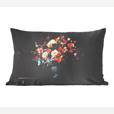 Sierkussens - Kussentjes Woonkamer - 60x40 cm - Groot - Bloemen - Vaas - Boeket