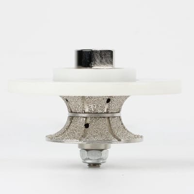 Raizi V Type 30mm Volledige Bullnose Diamond Hand Profiel Router Bits voor Marmeren Graniet Porselein Keramische Tegel