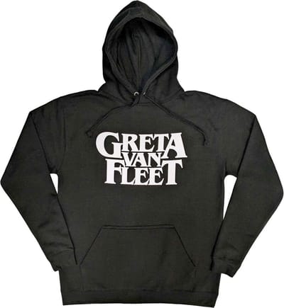 Greta Van Fleet - Logo Hoodie/trui - S - Zwart