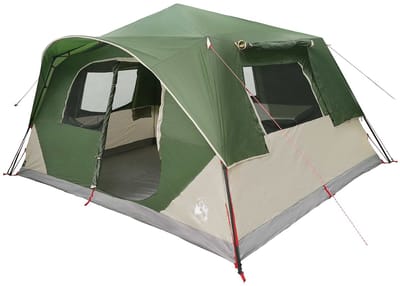vidaXL - Directe - Tent - 10-persoons - Groen - Polyester - en - Staal