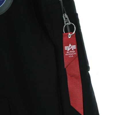 Lichtgewicht herensweatshirt met capuchon Apollo Mission Hoodie zwart