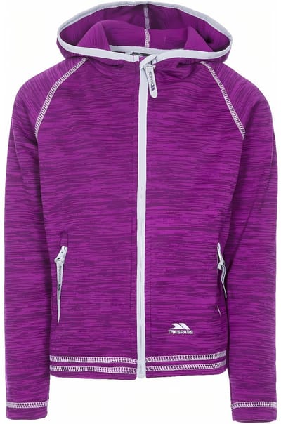 Trespass kinderfleecejas/fleecepullover Goodness - Meisjesfleece At200 Purple Orchid Marl