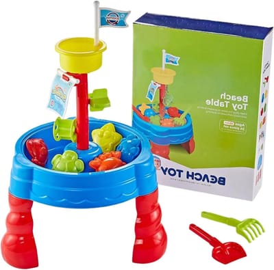 Zandtafel - Watertafel - Buiten spelen - Met irrigatie - 48 x 36.5 cm - Meerkleurig