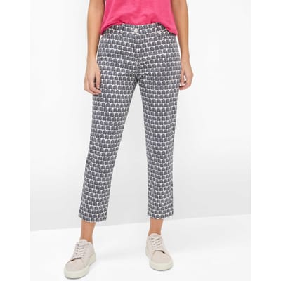 Brax Dames Chino  Style MARA S NAVY, donkerblauw, maat 38