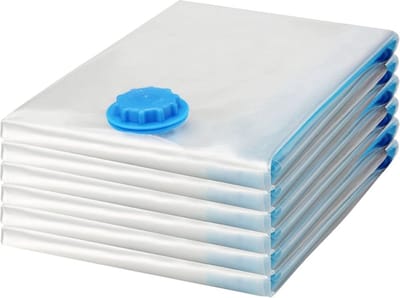 Naturn Living™ Geur vacuumzakken kleding - 60 x 80 cm | Vacuumzak transparant | Herbruikbare opbergzakken voor kleding en dekbedden | Stof en watervrije reiszakken voor kleding | Jasmijn