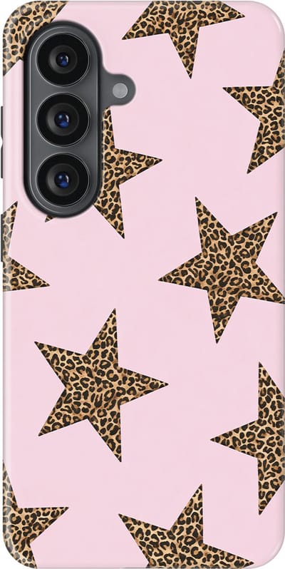 DripCase Hoesje Samsung Galaxy S26 | Sterren Design | Magnetisch Opladen | 2-in-1 Ontwerp | Stars Backcover Wild Pink