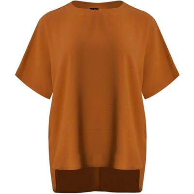 D collectie Crêpe Blouse met V-rug voor Dames Mat Fashion