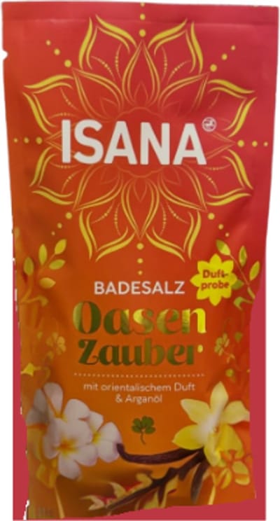 Isana Badzout - Oasen Zauber | 1x 80g - Orientaals - Met Arganolie | Vegan - Natuurlijk Zeezout
