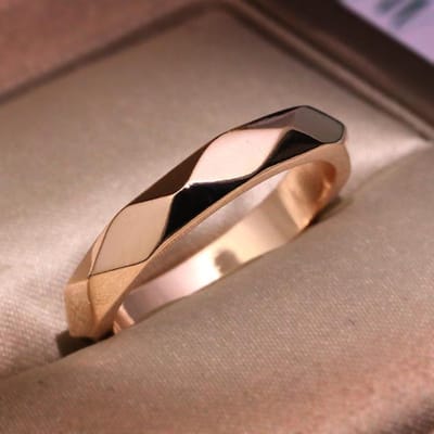 Luxe Mode Gevulde Partnerring Heren Beloftering Romantische Bruiloft Bruid Verlovingsring Fijne Sieraden 5 brown