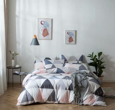 Dekbedovertrek - Micropercal - Soepel & Zacht - Lits-Jumeaux - 240 x 220 cm - Point Trois