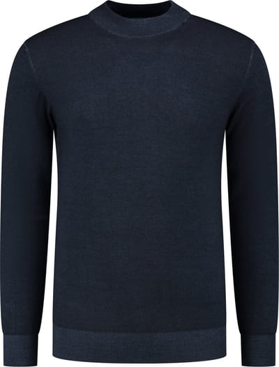 Mockneck Pullover Merino/Stretch Navy (7.22.508.502 - 012)
