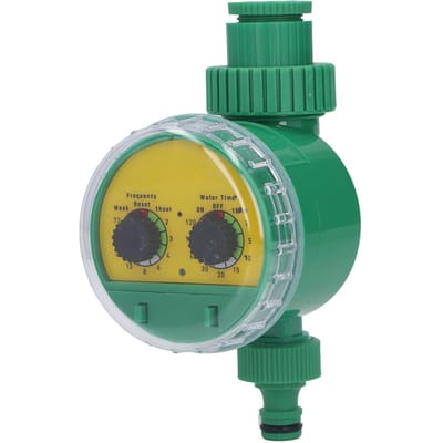 G3/4 Draad Automatische Irrigatie Controller Elektronische Slimme Irrigatie Watergeef Timer voor Tuin yellow
