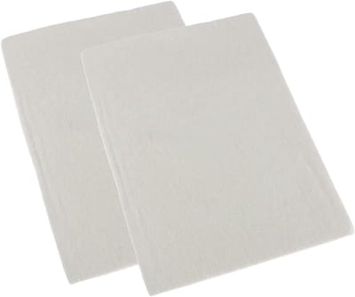 Homescapes Babybedlaken zonder elastiek – Flanellen Bedlaken Crème, 100x150 cm