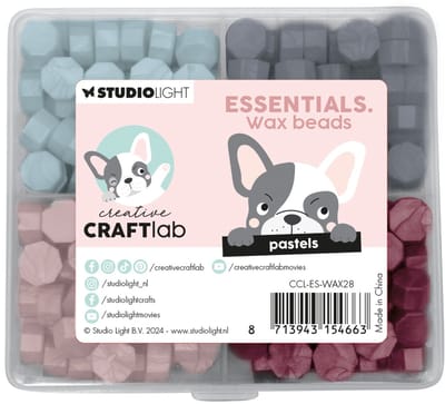 Wax beads 4 kleuren Pastels- Essentials nr. 28