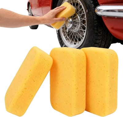 Autowassponzen - Reinigingssponzen - Auto Wassen - Extra Dik - 19x14x5cm - Enkele Attribuut