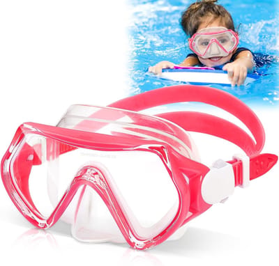 Duikbril met 180° panorama voor kinderen, anti-condens en anti-lek zwembril