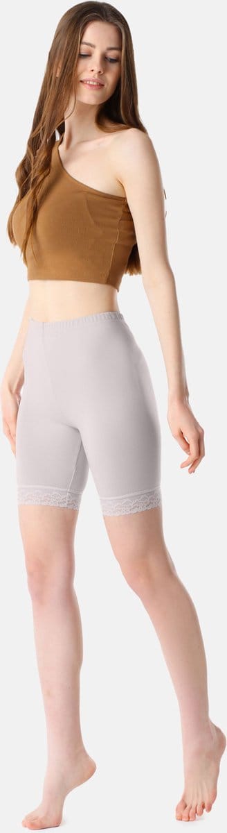 Bellivalini BLV-BLV50-216-LE Dames Leggings - Sport - Vrijetijdsbroek - Kort - Viscose - Sporbroek - Yogabroek - Caffelatte - S