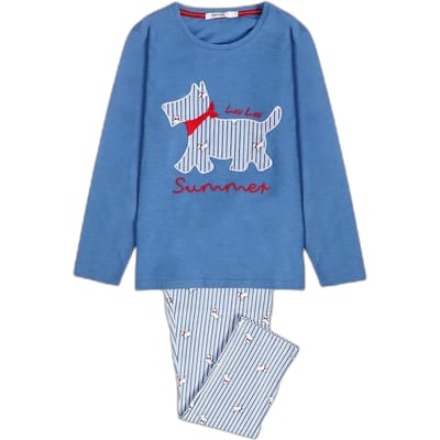 Zomer pyjama met lange mouwen voor meisjes Admas Lou Lou