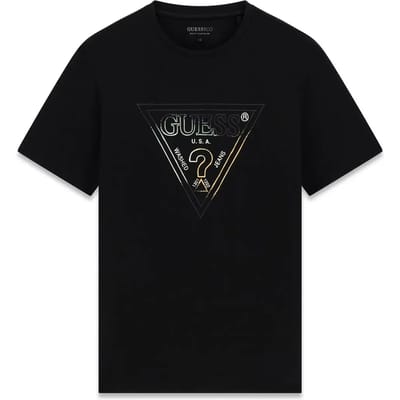 T-Shirt Guess Cn Ss Triangle Hd Multicolor T - Fashion Wear - Volwassen