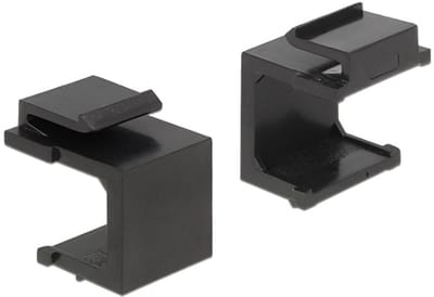 4x Keystone afsluitcover zwart
