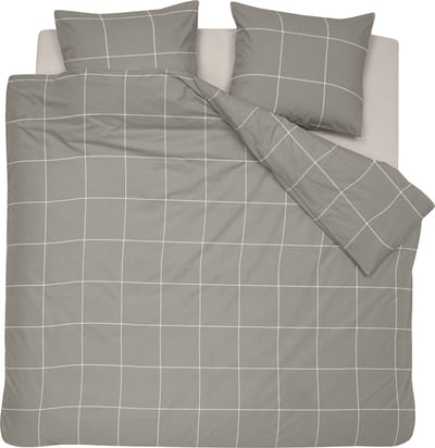 Cinderella Robyn - Dekbedovertrek - Satijn - 240x200/220 cm - Taupe + 2 kussenslopen 60x70