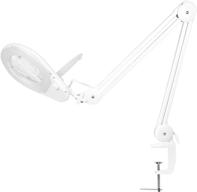 Vergrootlamp met Klemhouder en 5 Dioptrieën