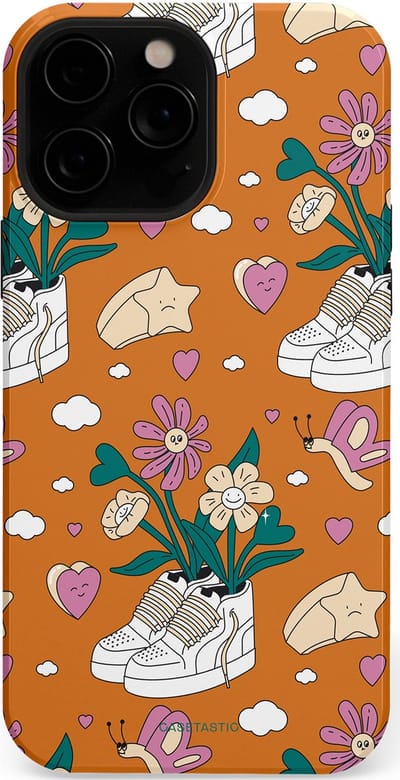 Casetastic Hoesje Geschikt voor Apple iPhone 13 Pro Max Magsafe - Stijlvolle Beschermende Duo-layer Case - Hartentuin
