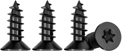 50 Stuks M5 x 20 Torx Schroeven Zwart 304 RVS Platte Kop Voor Houtbewerking en Bevestiging van Materialen