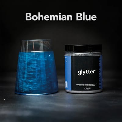 Glytter® - Glytterpoeder - zorgt voor een adembenemende glans in de drank - Blauw (100g) - 1000 drankjes - voordeelverpakking