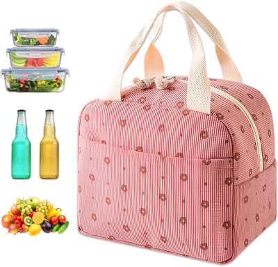 Isolerende Lunchtas 26x18x21cm - Draagbare Koeltas voor Eten, Perfect voor School, Kantoor en Picknick