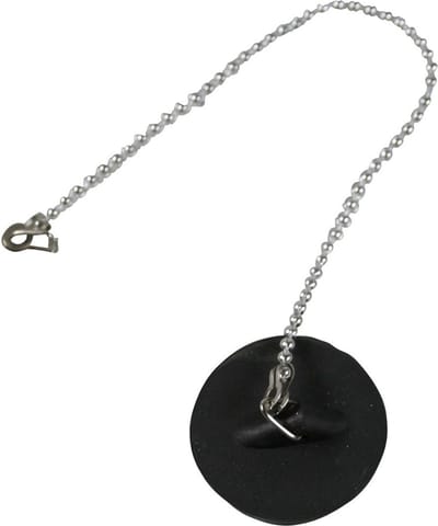 Benson Gootsteendop met ketting - Ø 52 mm - 25 cm - duurzaam - eenvoudig te installeren