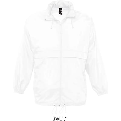 SOL'S Unisex Windbreaker Surf Jacket L889 - White - S