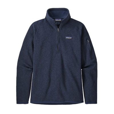 Patagonia Better Sweater 1/4 Half-Zip Fleece Trui blauw