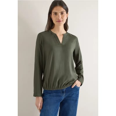 Blouse in effen kleur