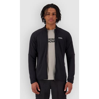 Mons Royale Quad Merino Fleece Jas zwart