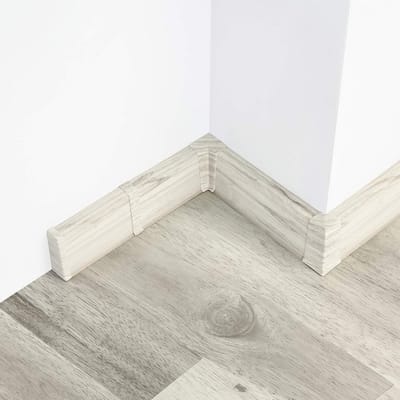 40 Meter PVC Plinten in Antieke Eiken Laminaten Look - 55mm Hoog