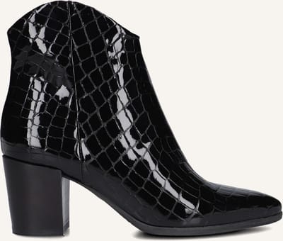LINA LOCCHI At 152 Enkellaarsjes - Enkelboots met rits - Dames - Zwart - Maat 40