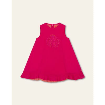 Oilily Dossa Jurk- maat110/5yr Beetroot Paars