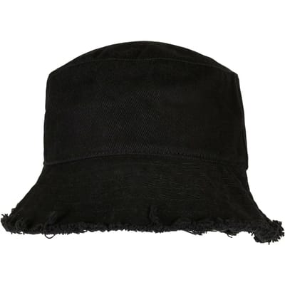 Urban Classics - Open Edge Bucket hat / Vissershoed - Zwart