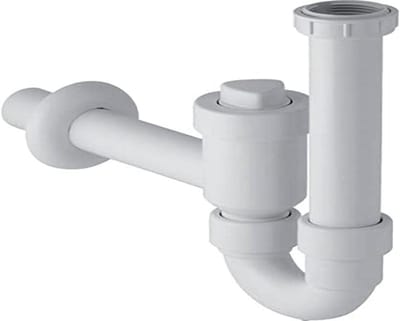 Geberit 152.860.11.1 Wastafelsifon geurafsluiter, grijs