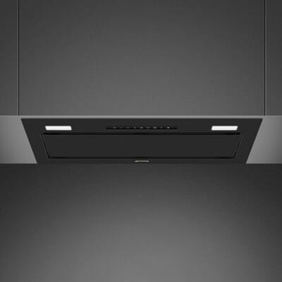 SMEG Inbouwafzuigkap Afzuigkap, Inbouwafzuigkap, Universeel, Matt Black, 60 cm, B