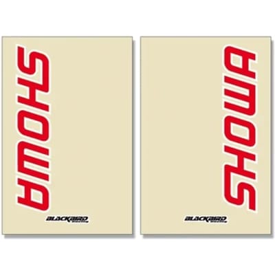Motorcycle Fork Decor Stickers Blackbird Racing Showa