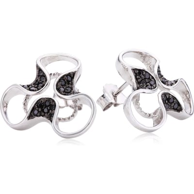 Orphelia Dames 925 Sterling Zilveren Stud Oorbellen - Zilver ZO-5032