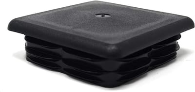 4x Vierkante Buisstoppen voor 70x70mm Buis met Lamellen