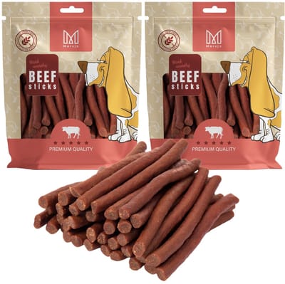 Mersjo - Kabanosy voor Honden - 1kg - Glutenvrij - Hoog Vleesgehalte